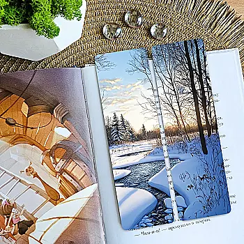 Закладка для книг MriyTaDiy, "Світанок у лісі", art bm-64 Закладка для книг MriyTaDiy, "Світанок у лісі", art bm-64