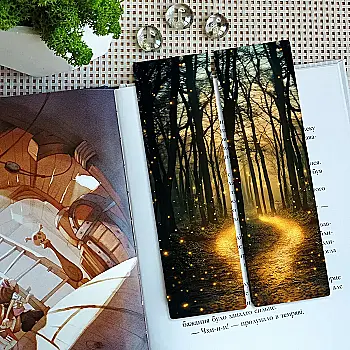 Закладка для книг MriyTaDiy, "Світлячкова ніч", art bm-72 Закладка для книг MriyTaDiy, "Світлячкова ніч", art bm-72
