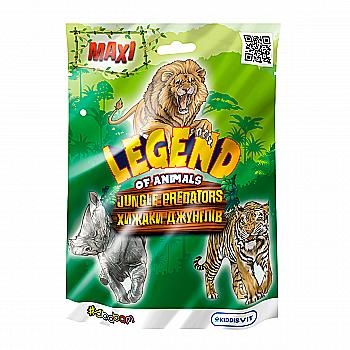 Стретч-игрушка в виде животного серии "Legend of Animals Макси" - Хищники джунглей (в диспл.), 30/CN23 Стретч-игрушка в виде животного серии "Legend of Animals Макси" - Хищники джунглей (в диспл.), 30/CN23
