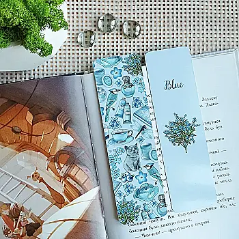 Закладка для книг MriyTaDiy, "Blue" Закладка для книг MriyTaDiy, "Blue"