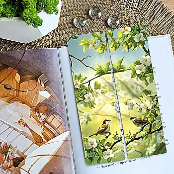 Закладка для книг MriyTaDiy, "Весняні трелі", art bm-87 Закладка для книг MriyTaDiy, "Весняні трелі", art bm-87