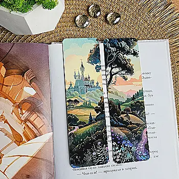 Закладка для книг MriyTaDiy, "Замок фей", art bm-19 Закладка для книг MriyTaDiy, "Замок фей", art bm-19