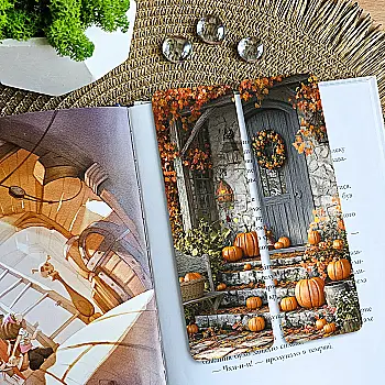 Закладка для книг MriyTaDiy, "Уют осени", art bm-53 Закладка для книг MriyTaDiy, "Уют осени", art bm-53