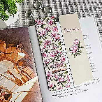 Закладки для книг MriyTaDiy, "Magnolia" Закладки для книг MriyTaDiy, "Magnolia"