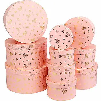 Подарункова коробка кругла, pink "LOVE", 19*10,8 см, 2110315403 Подарункова коробка кругла, pink "LOVE", 19*10,8 см, 2110315403