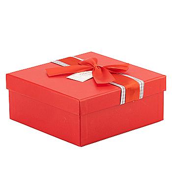 Подарочная коробка квадратная, красная с бантом, 19,5*19,5*9,5 см, 480328013 Подарочная коробка квадратная, красная с бантом, 19,5*19,5*9,5 см, 480328013