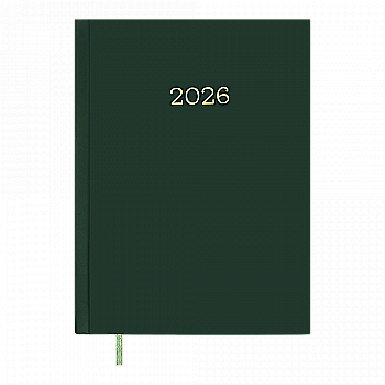 Щоденник датований A5, 2026 Monochrome, зелений, BM.2160-04 Щоденник датований A5, 2026 Monochrome, зелений, BM.2160-04