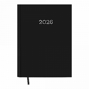 Щоденник датований A5, 2026 Monochrome, чорний, BM.2160-01 Щоденник датований A5, 2026 Monochrome, чорний, BM.2160-01