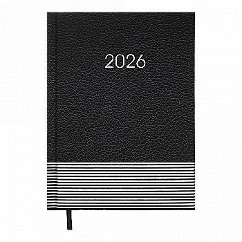 Щоденник датований A5, 2026 Parallel, чорний, BM.2107-01 Щоденник датований A5, 2026 Parallel, чорний, BM.2107-01