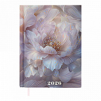 Дневник датированный A5, 2026 полиграфический Novel, пудровый, BM.2103-57 Дневник датированный A5, 2026 полиграфический Novel, пудровый, BM.2103-57