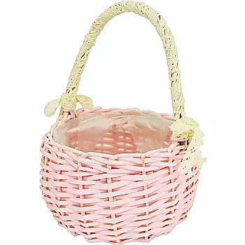 Кошик "Рожевий з мереживом 375069", 1467422 Кошик "Рожевий з мереживом 375069", 1467422