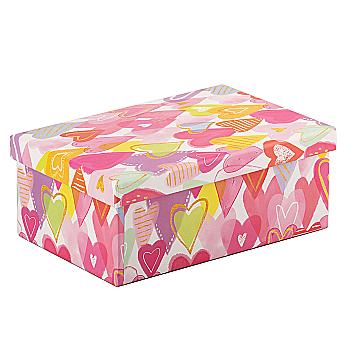 Подарункова коробка прямокутна, "Multicolored heart", 37,5*29*16 см, 2110891910 Подарункова коробка прямокутна, "Multicolored heart", 37,5*29*16 см, 2110891910