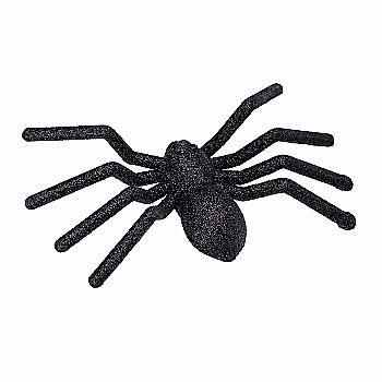 Паук пласт.Yes! Fun Хэллоуин, 17*9 см, глиттер, черный, 974282 Паук пласт.Yes! Fun Хэллоуин, 17*9 см, глиттер, черный, 974282