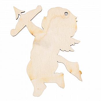 Заготівка дерев`яна Підвіска "Купідон", НГ62 Заготівка дерев`яна Підвіска "Купідон", НГ62