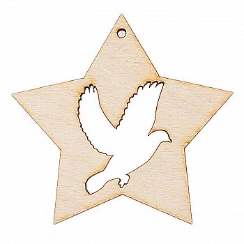 Заготівка дерев`яна Підвіска "Голуб", НГ37 Заготівка дерев`яна Підвіска "Голуб", НГ37