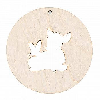 Заготівка дерев`яна Підвіска "Оленя", НГ77 Заготівка дерев`яна Підвіска "Оленя", НГ77