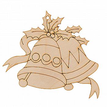 Заготівка дерев`яна "Дзвіночки, підвіс", NY080 Заготівка дерев`яна "Дзвіночки, підвіс", NY080