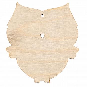 Заготівка дерев`яна Підвіска "Сова", НГ129 Заготівка дерев`яна Підвіска "Сова", НГ129