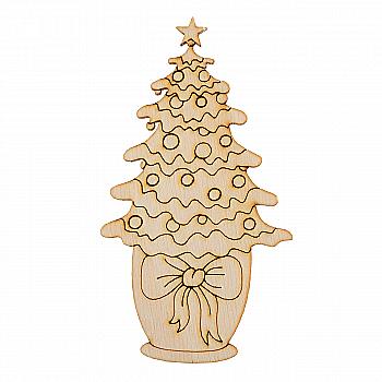 Заготівка дерев`яна "Ялинка в горщику", NY108 Заготівка дерев`яна "Ялинка в горщику", NY108