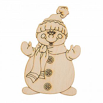 Заготівка дерев`яна "Сніговик-3", NY090 Заготівка дерев`яна "Сніговик-3", NY090