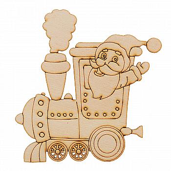 Заготівка дерев`яна "Полярний експрес Паровозик", NY065 Заготівка дерев`яна "Полярний експрес Паровозик", NY065