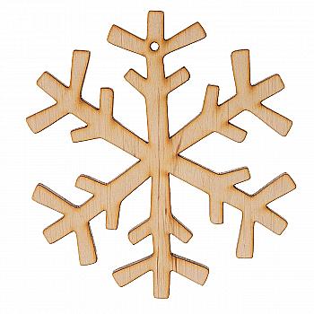 Заготівка дерев`яна "Сніжинка 2 велика, підвіс", NY115-1 Заготівка дерев`яна "Сніжинка 2 велика, підвіс", NY115-1