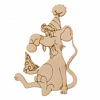 Заготівка дерев`яна "Рік Щура-5", NY10-085 Заготівка дерев`яна "Рік Щура-5", NY10-085