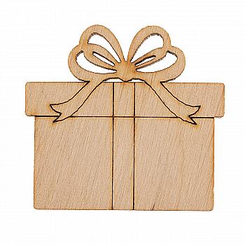 Заготівка дерев`яна "Іграшка на ялинку. Подарунок1", NY185-2 Заготівка дерев`яна "Іграшка на ялинку. Подарунок1", NY185-2