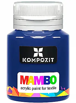 Фарба по тканині MAMBO "ART Kompozit", 20 мл (19 кобальт синій) Фарба по тканині MAMBO "ART Kompozit", 20 мл (19 кобальт синій)