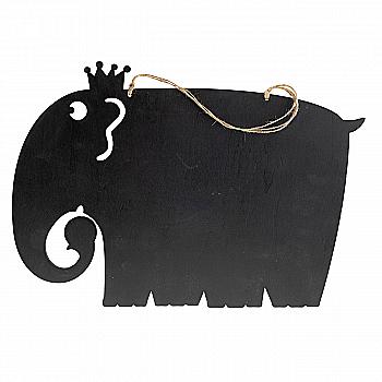 Заготівка дерев`яна Дошка для крейди №4 Слон, 41*30 см (чорна) 918 Заготівка дерев`яна Дошка для крейди №4 Слон, 41*30 см (чорна) 918