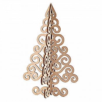 Заготівка дерев`яна Ялинка подвійна збірна, 703035