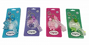 Брелок "Кришталевий ведмедик" Clip On, SV22169 Брелок "Кришталевий ведмедик" Clip On, SV22169