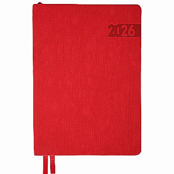 Дневник-деловая записная книжка А5 2026 "Boss" датированный, мягкий, красный, 368 стр., 252636, Leo Planner Дневник-деловая записная книжка А5 2026 "Boss" датированный, мягкий, красный, 368 стр., 252636, Leo Planner