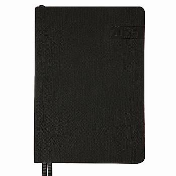 Дневник-деловая записная книжка А5 2026 "Boss" датированный, мягкий, черный, 368 стр., 252634, Leo Planner Дневник-деловая записная книжка А5 2026 "Boss" датированный, мягкий, черный, 368 стр., 252634, Leo Planner