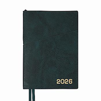 Дневник-деловая записная книжка А5 2026 "Credo" датированный, интегральный, изумрудный, 368 стр., 252646, Leo Planner Дневник-деловая записная книжка А5 2026 "Credo" датированный, интегральный, изумрудный, 368 стр., 252646, Leo Planner