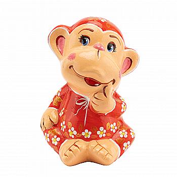 Заготовка с гипса Обезьянка 1 (пальчик у рта)