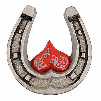 Заготовка с гипса Подкова с сердечком