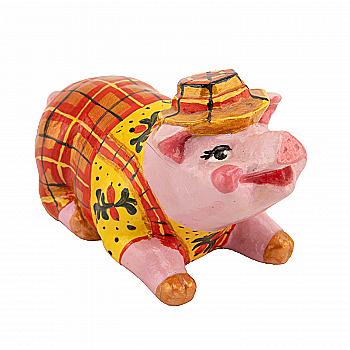 Заготовка с гипса Поросенок в шляпе