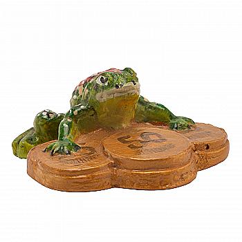 Заготовка с гипса Лягушка на монетках