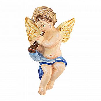 Заготовка с гипса Ангелочек с дудкой левый