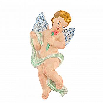 Заготовка с гипса Ангелочек с цветком правый