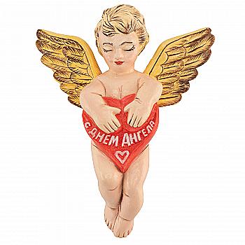 Заготовка с гипса Ангелочек "С днем ангела"