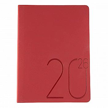 Щоденник датований A5, 2026 Steel, червоний, BM.2127-05 Щоденник датований A5, 2026 Steel, червоний, BM.2127-05