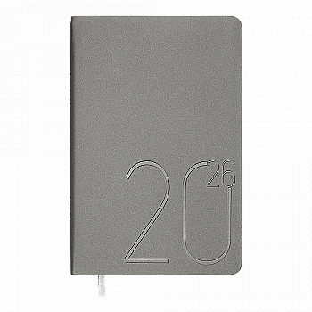 Щоденник датований A6, 2026 Steel, срібло, BM.2517-24 Щоденник датований A6, 2026 Steel, срібло, BM.2517-24