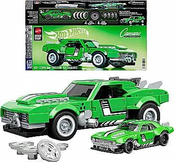 Коллекционная машинка-конструктор "Camaro" серии "Speed" Mattel Brick Shop, JFT16 Коллекционная машинка-конструктор "Camaro" серии "Speed" Mattel Brick Shop, JFT16