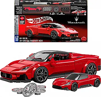 Коллекционная машинка-конструктор "Maserati" серии "Speed" Mattel Brick Shop, JFR90 Коллекционная машинка-конструктор "Maserati" серии "Speed" Mattel Brick Shop, JFR90