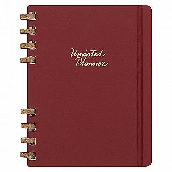 Щотижневик з місцем для дат великий, вишневий Moleskine Spiral, DHUNDSPF3212MWH4 Щотижневик з місцем для дат великий, вишневий Moleskine Spiral, DHUNDSPF3212MWH4