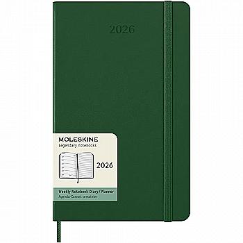 Щотижневик миртовий зелений, середній Moleskine 2026, DHK1512WN3Y26 Щотижневик миртовий зелений, середній Moleskine 2026, DHK1512WN3Y26