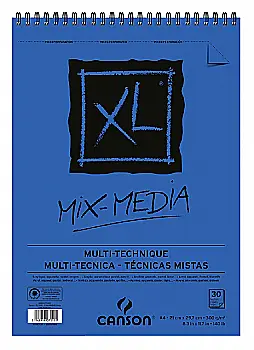 Альбом для акварелі А4 30 арк. 300 г "MIX MEDIA FIN", на пружині, 200807215 Canson Альбом для акварелі А4 30 арк. 300 г "MIX MEDIA FIN", на пружині, 200807215 Canson