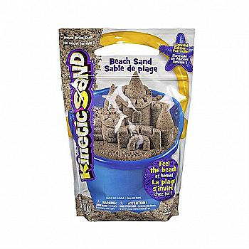 Песок для детского творчества - Kinetic Sand Beach (натуральный цвет, 1360 г), 71435 Песок для детского творчества - Kinetic Sand Beach (натуральный цвет, 1360 г), 71435
